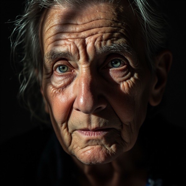 岁月在脸上写字